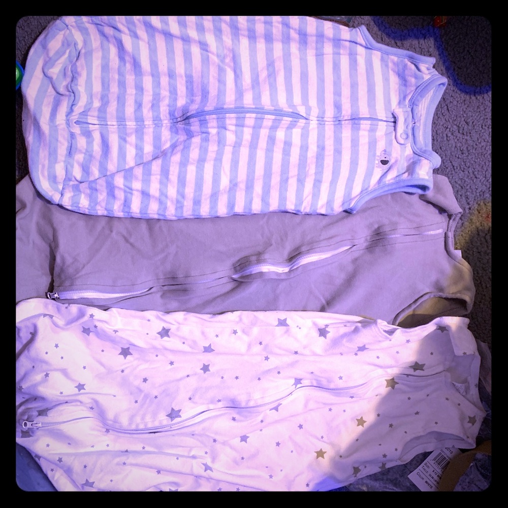 Bundle of 3 baby sleep sacks